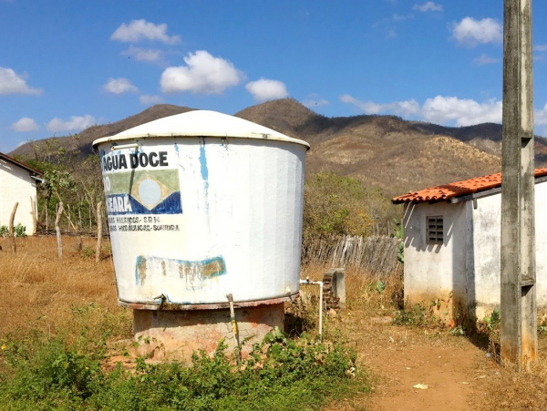 Stockage d'eau domestique, Ceara, Brésil © J. Burte, Cirad